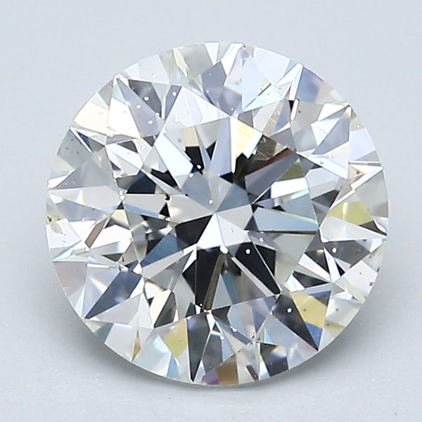 2.50 Carat Round Brilliant Natural Mined Diamond F Color SI2 Clarity With GIA Certificate, natural diamonds, precious stones, engagement diamonds