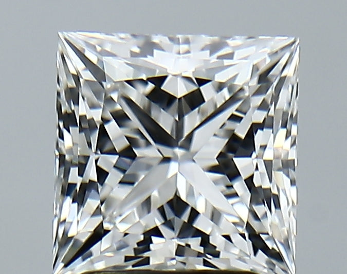 Lab-Grown 2.21 Carat Princess Cut Diamond color E Clarity VVS2 With GIA Certificate, precious stones, engagement diamonds