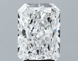 Lab-Grown 3.52 Carat Radiant Cut Diamond color E Clarity VVS2 With GIA Certificate, precious stones, engagement diamonds