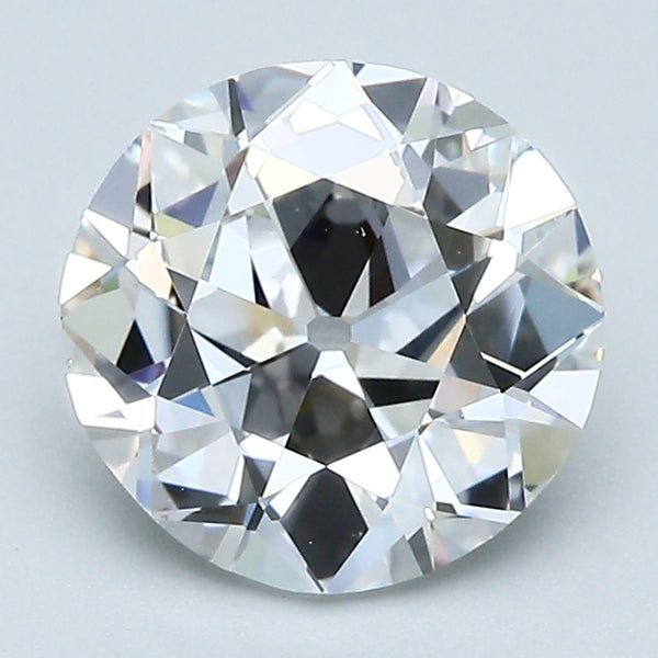 2.04 Carat Old European Cut Vintage Natural Mined Diamond D Color VS2 Clarity With GIA Certificate, natural diamonds, precious stones, engagement diamonds