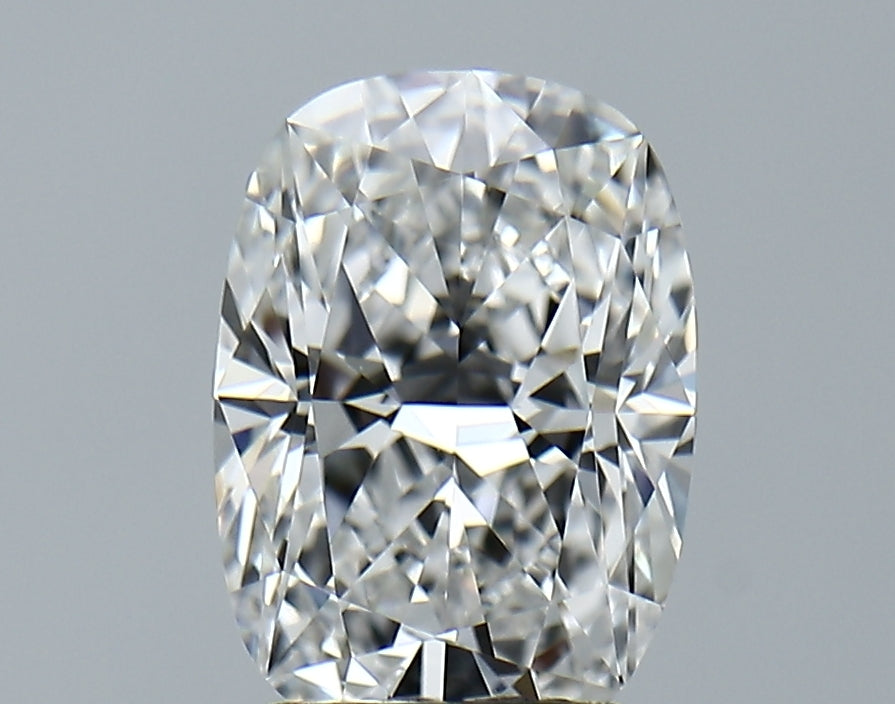Lab-Grown 2.41 Carat Cushion Brilliant Diamond color D Clarity VVS2, precious stones, engagement diamonds