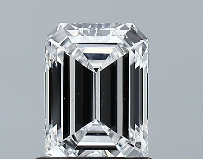 Lab-Grown 1.00 Carat Emerald Cut Diamond color D Clarity VVS2, precious stones, engagement diamonds
