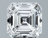 Lab-Grown 4.02 Carat Asscher Cut Diamond color E Clarity VVS2, precious stones, engagement diamonds