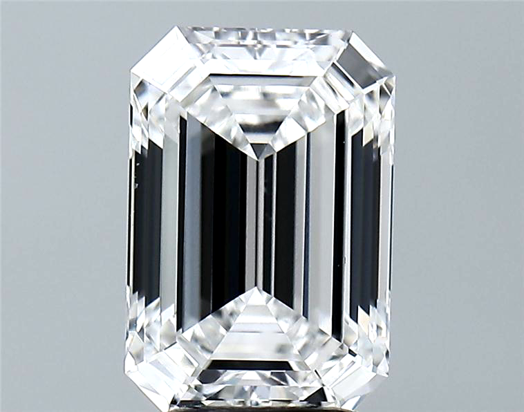 Lab-Grown 3.18 Carat Emerald Cut Diamond color D Clarity VS2 With GIA Certificate, precious stones, engagement diamonds