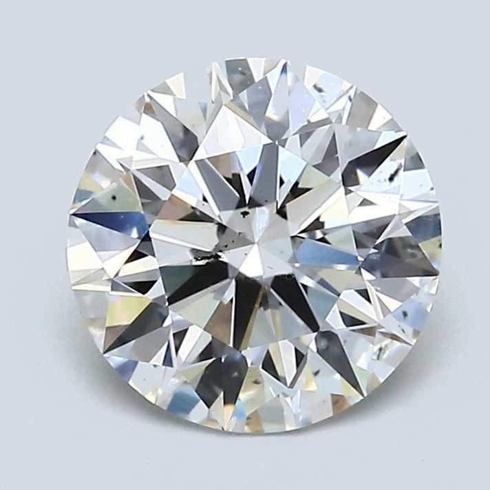 2.01 Carat Round Brilliant Natural Mined Diamond H Color SI1 Clarity With GIA Certificate, natural diamonds, precious stones, engagement diamonds