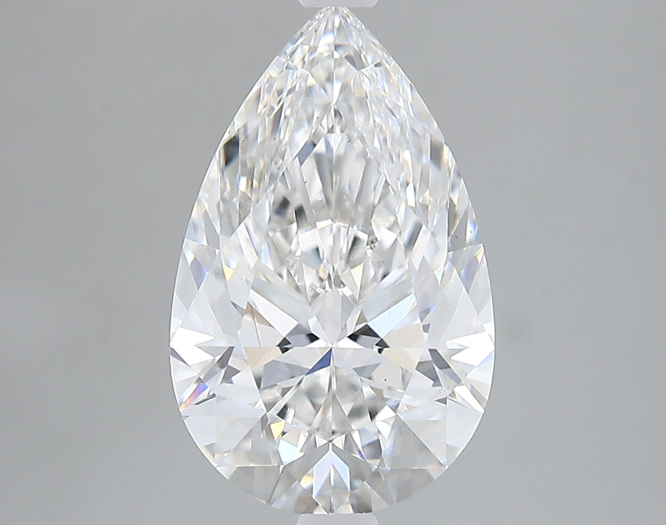 Lab-Grown 3.40 Carat Pear Shape Diamond color F Clarity VS1 With GIA Certificate, precious stones, engagement diamonds