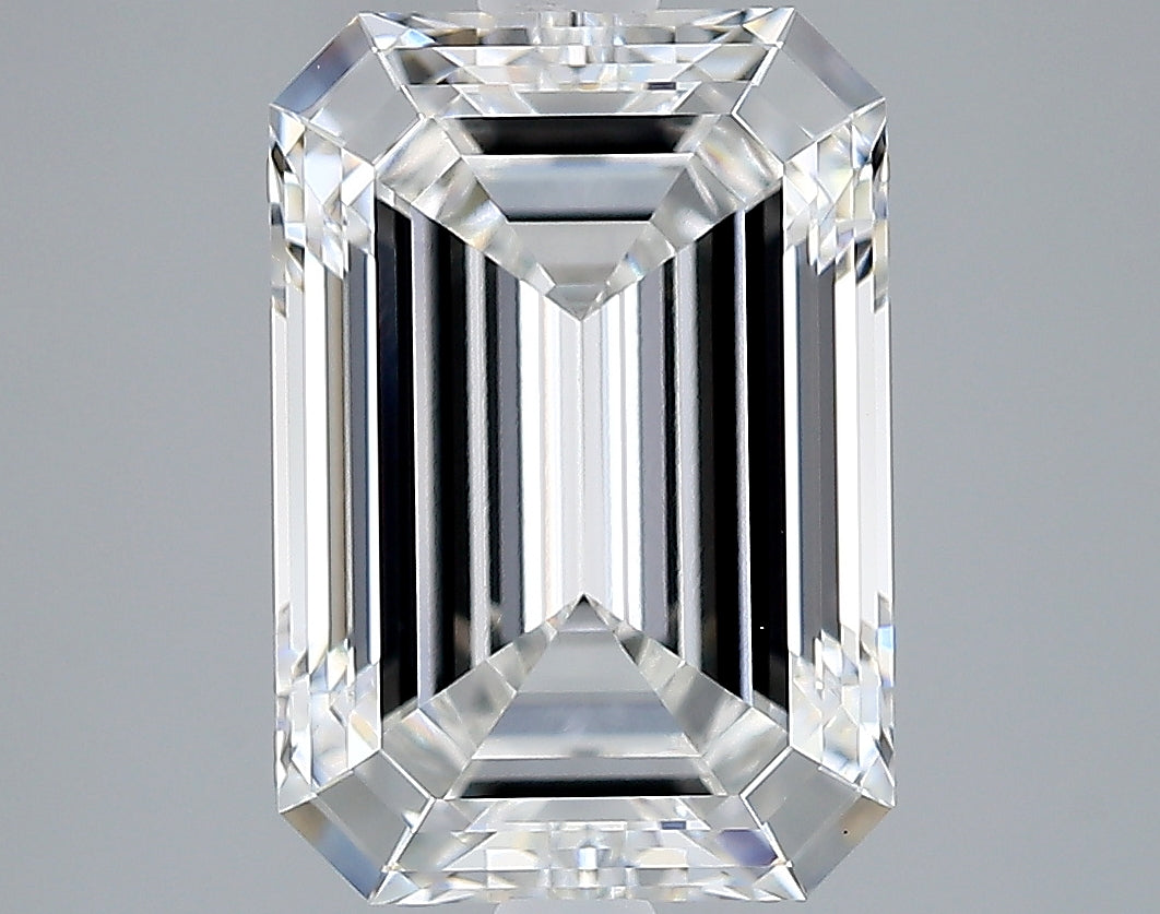 Lab-Grown 3.10 Carat Emerald Cut Diamond color E Clarity VVS2, precious stones, engagement diamonds