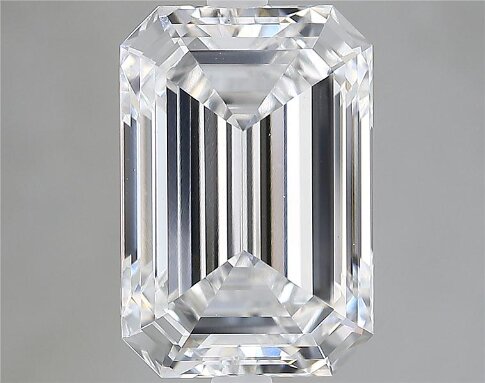 Lab-Grown 4.57 Carat Emerald Cut Diamond color E Clarity VS1 With GIA Certificate, precious stones, engagement diamonds
