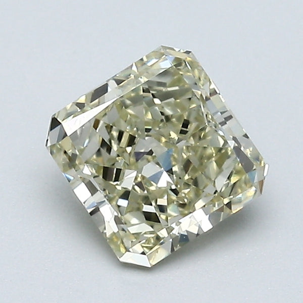 1.04 Carat Radiant Cut Diamond color Fancy Light Brownish Greenish Yellow Clarity VS2, natural diamonds, precious stones, engagement diamonds