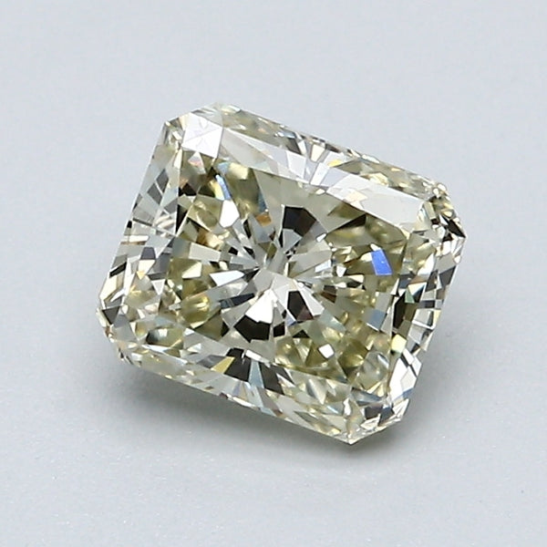 1.03 Carat Radiant Cut Natural Mined Diamond Fancy Light Yellow Green Color VS2 Clarity With GIA Certificate, natural diamonds, precious stones, engagement diamonds