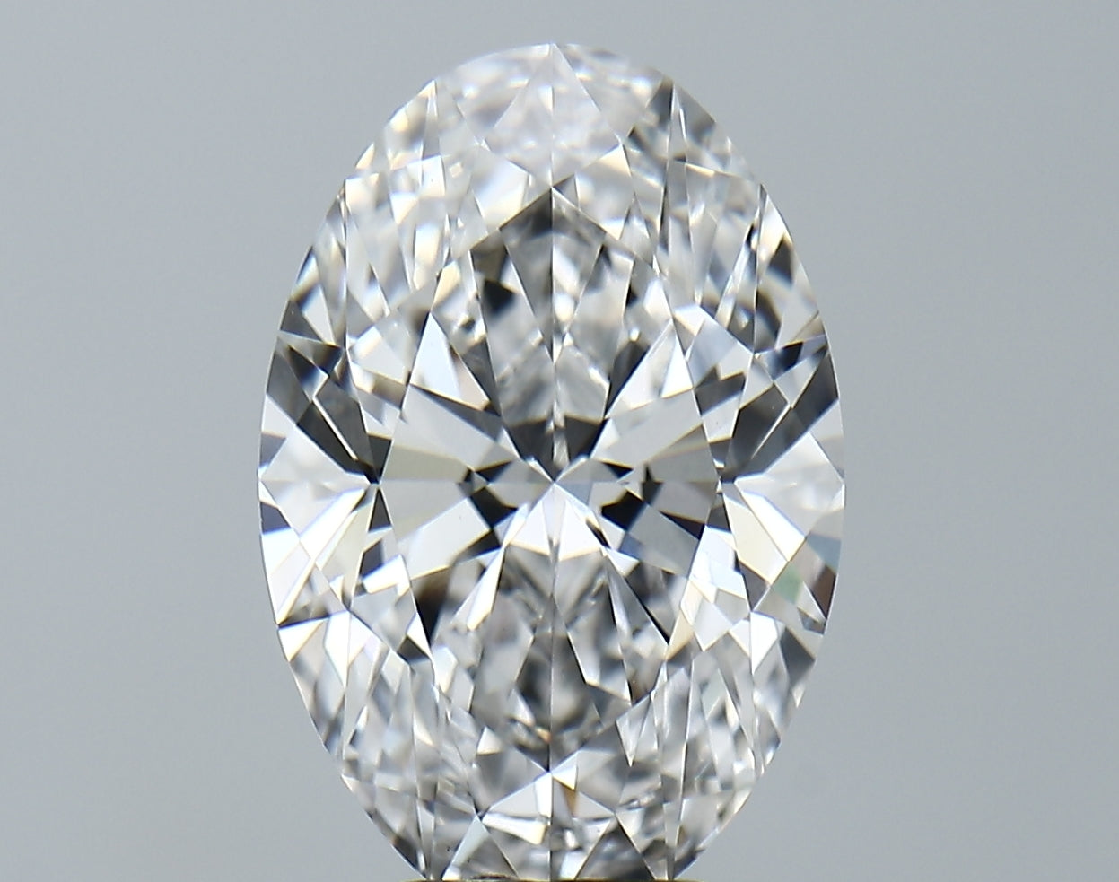 Lab-Grown 5.34 Carat Oval Shape Diamond color E Clarity VVS2, precious stones, engagement diamonds
