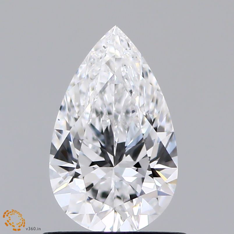 Lab-Grown 0.85 Carat Pear Shape Diamond color E Clarity VVS2, precious stones, engagement diamonds