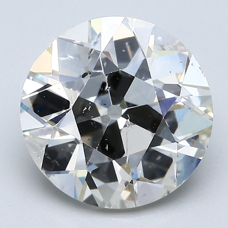 3.70 Carat Old European Cut Diamond color L Clarity SI2, natural diamonds, precious stones, engagement diamonds