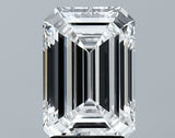 Lab-Grown 2.98 Carat Emerald Cut Diamond color D Clarity VVS2 With GIA Certificate, precious stones, engagement diamonds