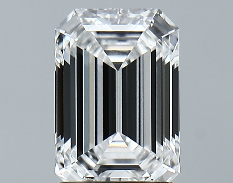 Lab-Grown 2.03 Carat Emerald Cut Diamond color D Clarity VVS2 With GIA Certificate, precious stones, engagement diamonds