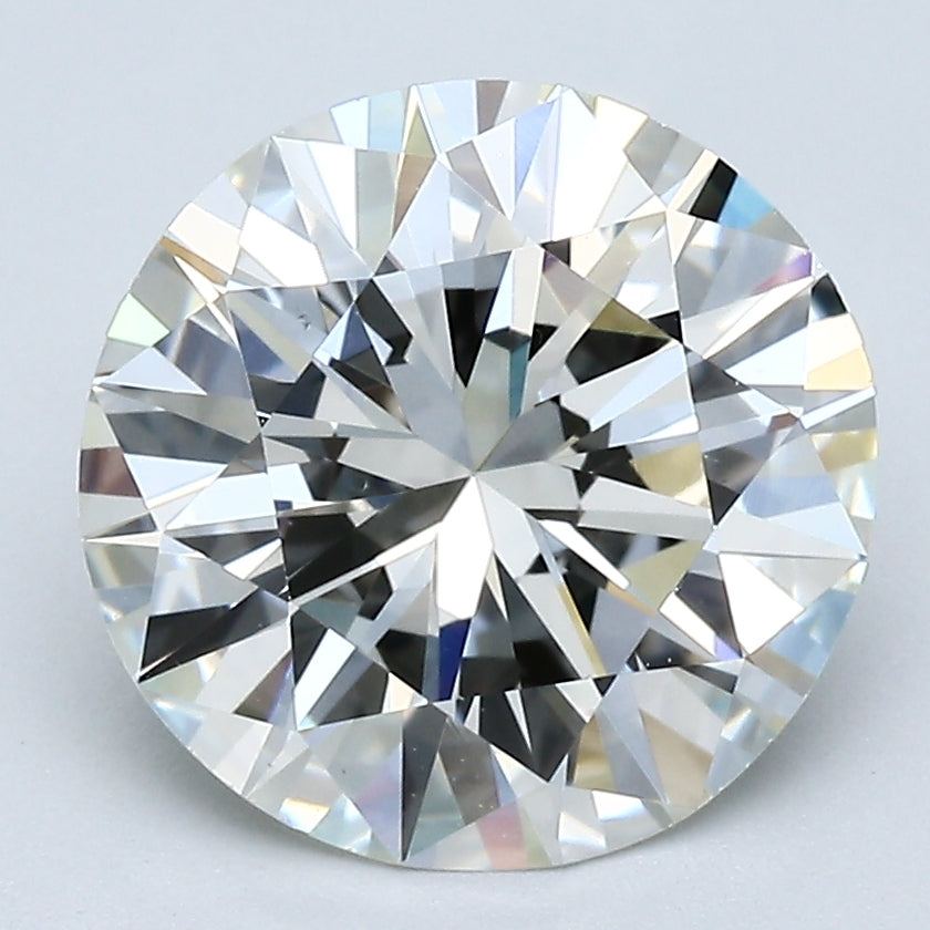 3.48 Carat Round Brilliant Diamond color K Clarity VS2, natural diamonds, precious stones, engagement diamonds
