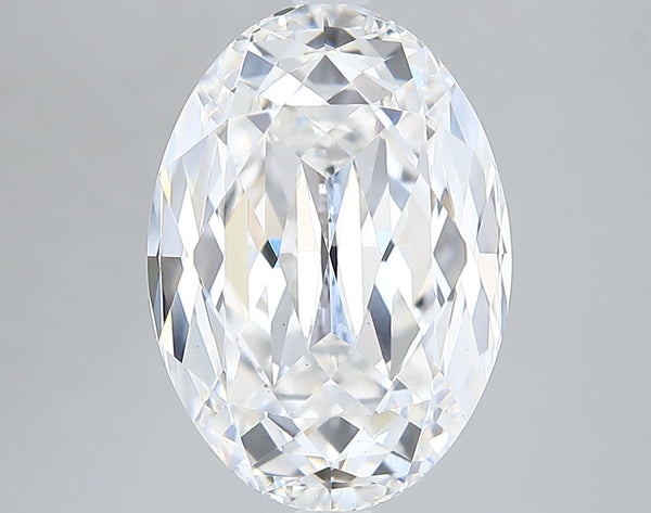 Lab-Grown 5.37 Carat Oval Modified Shape Diamond color F Clarity VS1 With GIA Certificate, precious stones, engagement diamonds