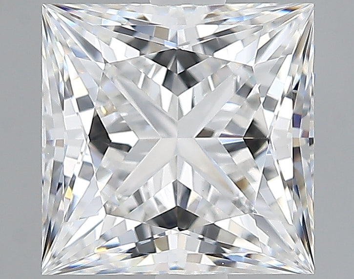 Lab-Grown 2.11 Carat Princess Cut Diamond color D Clarity VVS2, precious stones, engagement diamonds