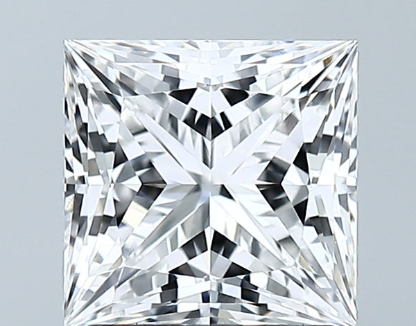 Lab-Grown 1.84 Carat Princess Cut Diamond color E Clarity VS1 With GIA Certificate, precious stones, engagement diamonds