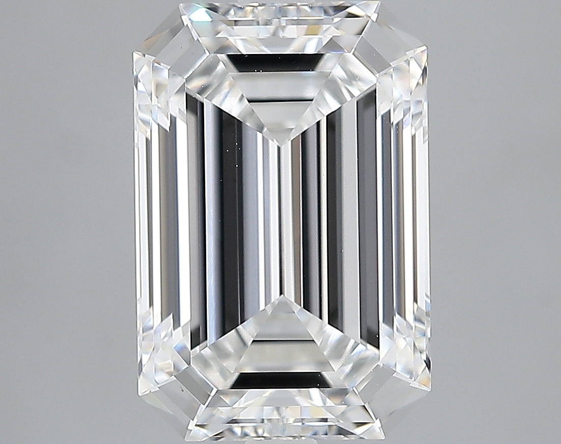 Lab-Grown 3.61 Carat Emerald Cut Diamond color E Clarity VVS2, precious stones, engagement diamonds