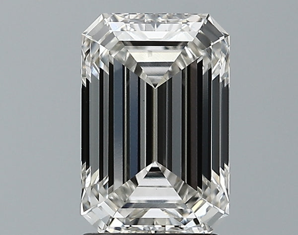 Lab-Grown 2.03 Carat Emerald Cut Diamond color H Clarity VS1 With GIA Certificate, precious stones, engagement diamonds