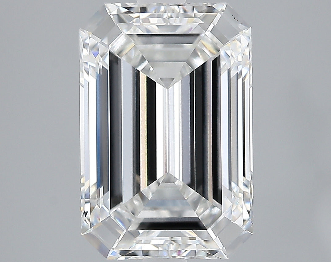 Lab-Grown 3.24 Carat Emerald Cut Diamond color E Clarity VVS2, precious stones, engagement diamonds