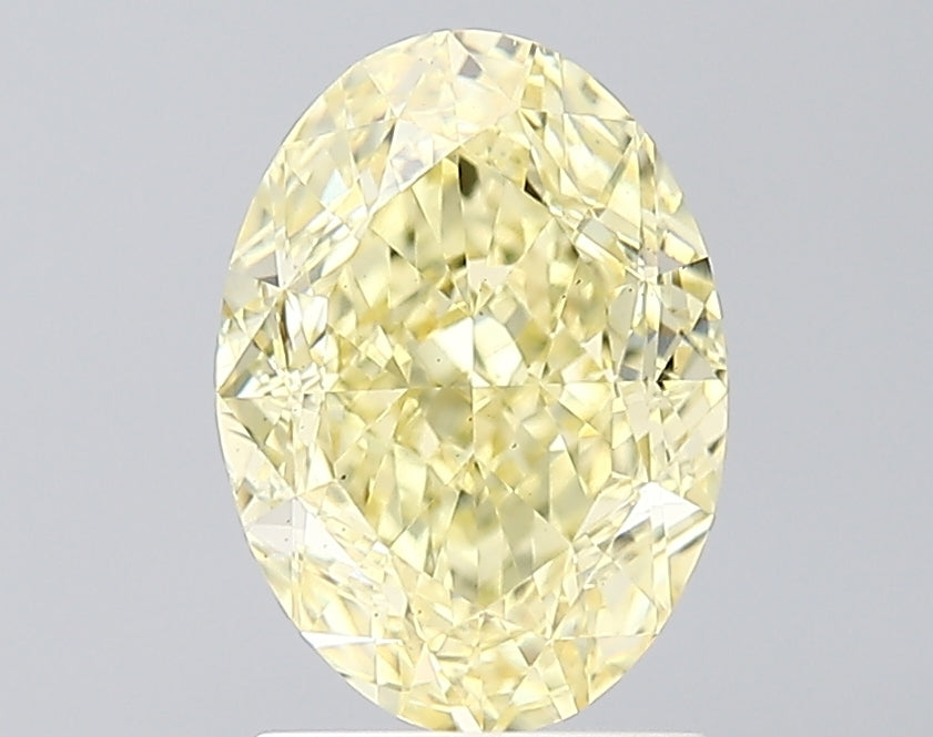 Lab-Grown 2.22 Carat Oval Shape Diamond color FI.YL Clarity VS1, precious stones, engagement diamonds