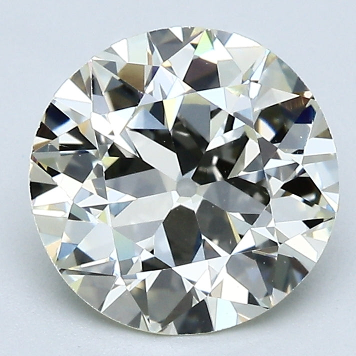 2.07 Carat Old European Cut Diamond color N Clarity VVS2, natural diamonds, precious stones, engagement diamonds