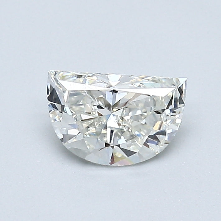 0.55 Carat Half Moon Shape Natural Mined Diamond I Color VS1 Clarity With GIA Certificate, natural diamonds, precious stones, engagement diamonds