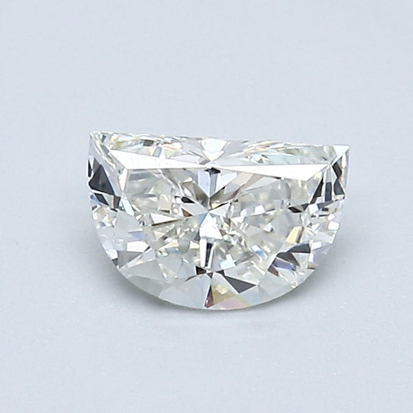 0.55 Carat Half Moon Shape Natural Mined Diamond I Color VS1 Clarity With GIA Certificate, natural diamonds, precious stones, engagement diamonds