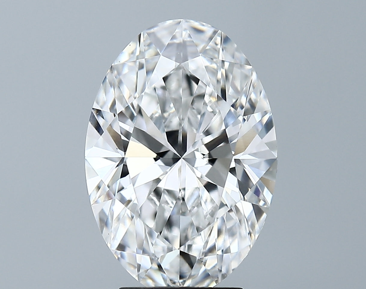 Lab-Grown 4.18 Carat Oval Shape Diamond color E Clarity VVS2 With GIA Certificate, precious stones, engagement diamonds