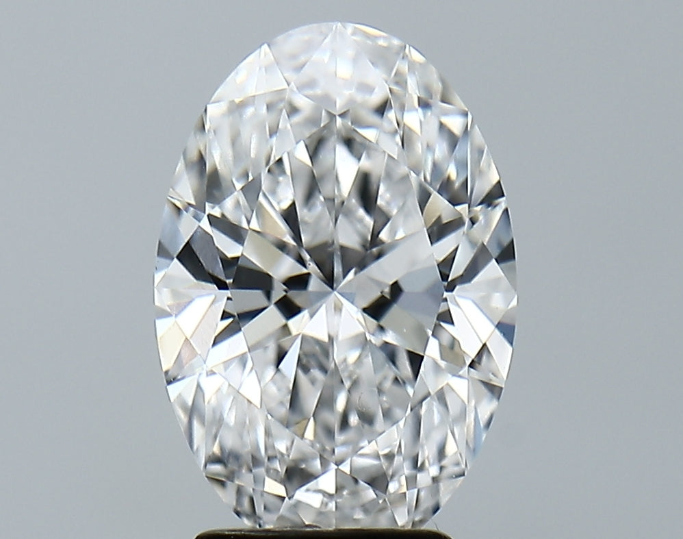 Lab-Grown 2.85 Carat Oval Shape Diamond color E Clarity VVS2 With GIA Certificate, precious stones, engagement diamonds