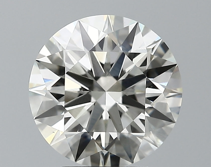 Lab-Grown 3.01 Carat Round Brilliant Diamond color I Clarity VS1, precious stones, engagement diamonds