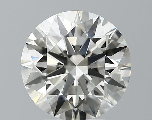 Lab-Grown 3.01 Carat Round Brilliant Diamond color I Clarity VS1, precious stones, engagement diamonds