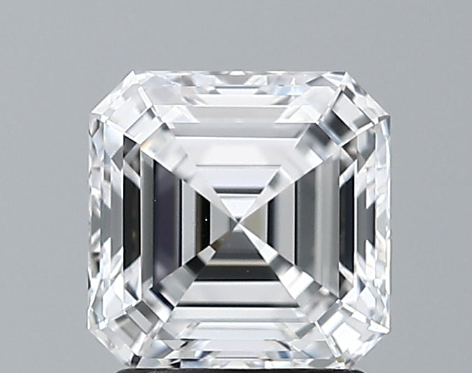 Lab-Grown 1.53 Carat Asscher Cut Diamond color E Clarity VVS2 With GIA Certificate, precious stones, engagement diamonds