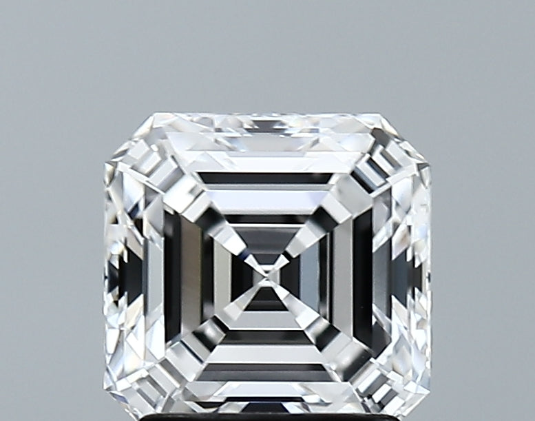 Lab-Grown 2.03 Carat Asscher Cut Diamond color D Clarity VVS2 With GIA Certificate, precious stones, engagement diamonds