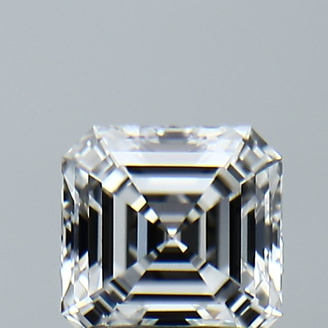 Lab-Grown 1.51 Carat Asscher Cut Diamond color E Clarity VVS1, precious stones, engagement diamonds