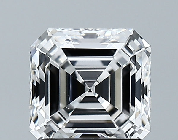 Lab-Grown 1.54 Carat Asscher Cut Diamond color D Clarity VVS2 With GIA Certificate, precious stones, engagement diamonds