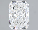 Lab-Grown 1.56 Carat Radiant Cut Diamond color E Clarity VVS2 With GIA Certificate, precious stones, engagement diamonds