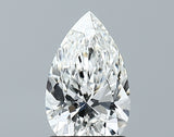 Lab-Grown 1.34 Carat Pear Shape Diamond color E Clarity VVS1, precious stones, engagement diamonds