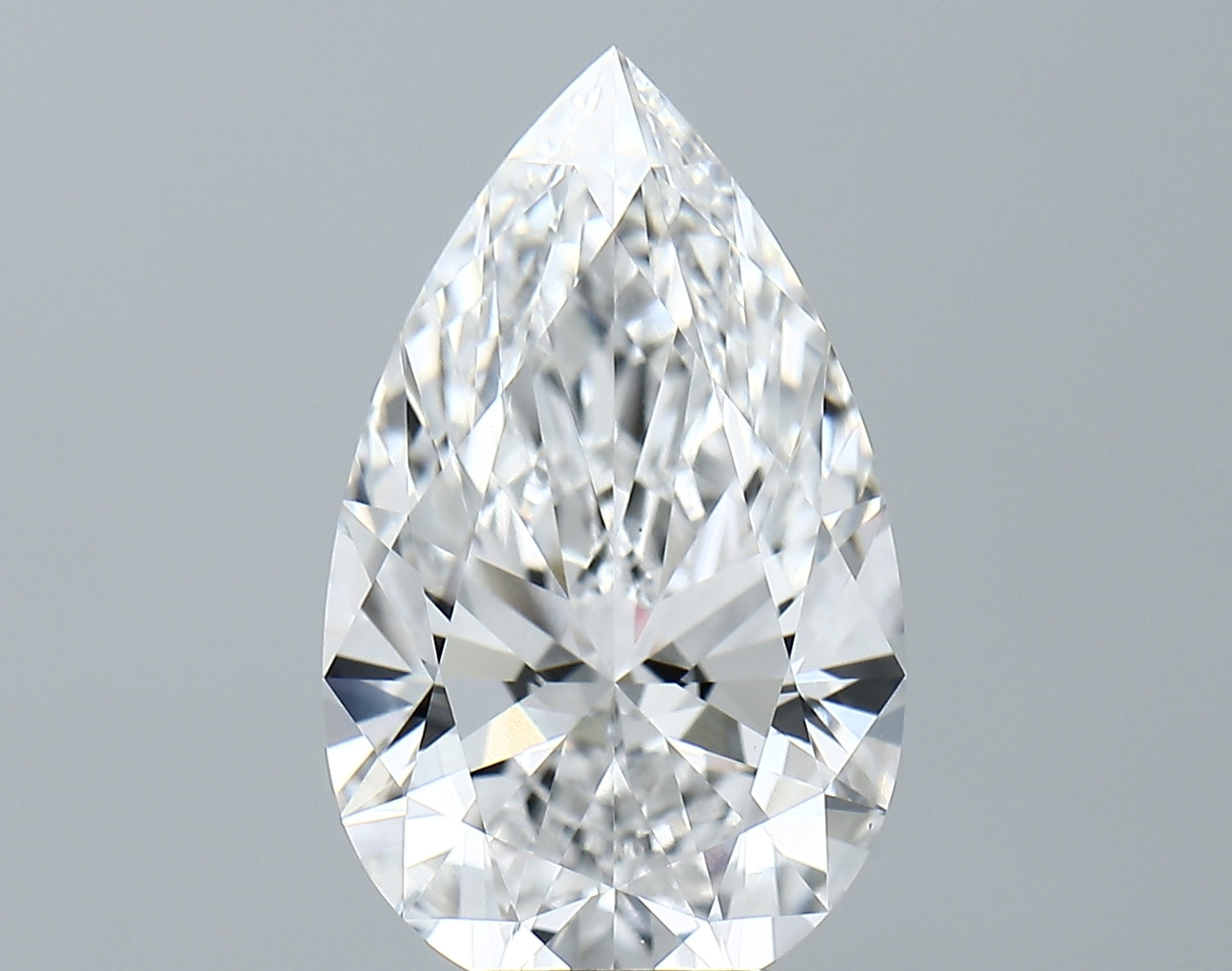 Lab-Grown 5.86 Carat Pear Shape Diamond color D Clarity VS1 With GIA Certificate, precious stones, engagement diamonds