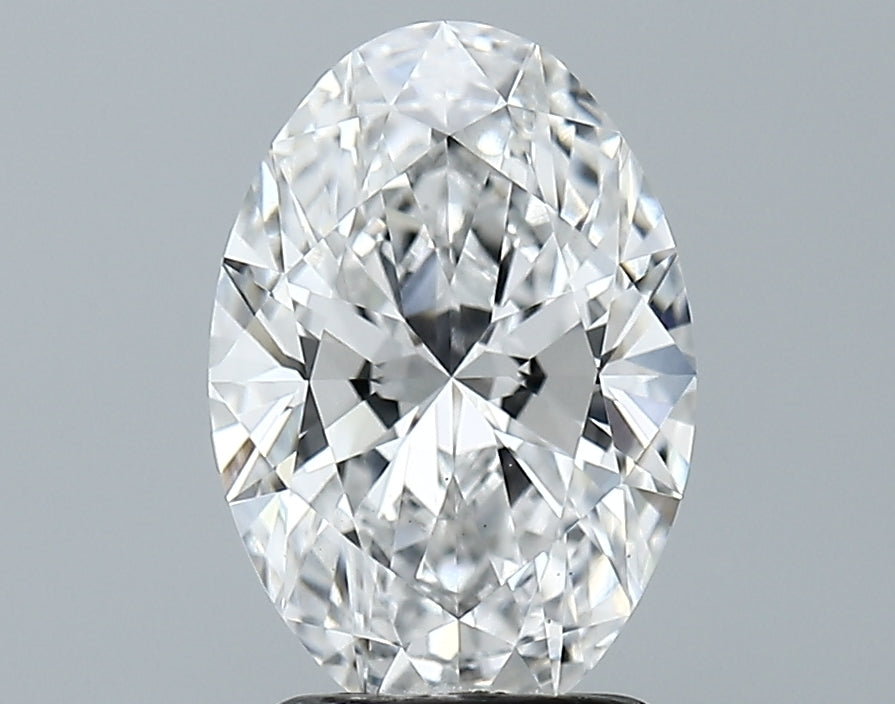 Lab-Grown 2.10 Carat Oval Shape Diamond color E Clarity VS1, precious stones, engagement diamonds