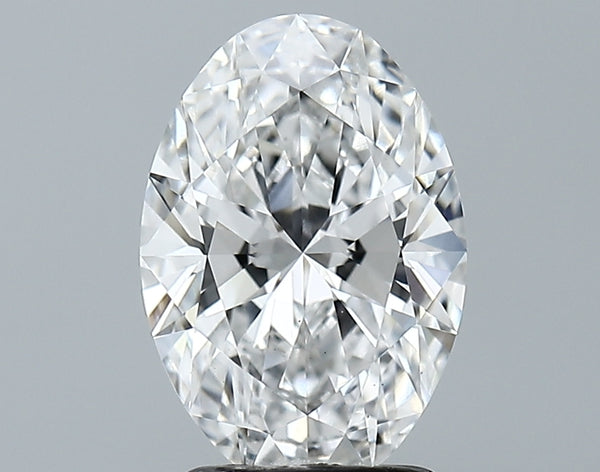 Lab-Grown 2.10 Carat Oval Shape Diamond color E Clarity VS1, precious stones, engagement diamonds
