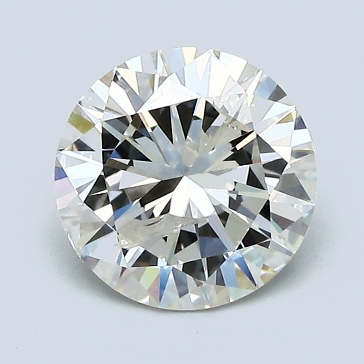 1.65 Carat Round Brilliant Natural Mined Diamond J Color I2 Clarity With GIA Certificate, natural diamonds, precious stones, engagement diamonds