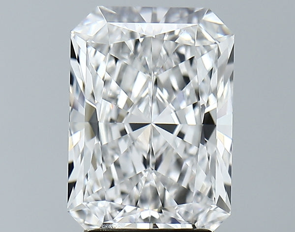 Lab-Grown 3.19 Carat Radiant Cut Diamond color E Clarity VVS2 With GIA Certificate, precious stones, engagement diamonds