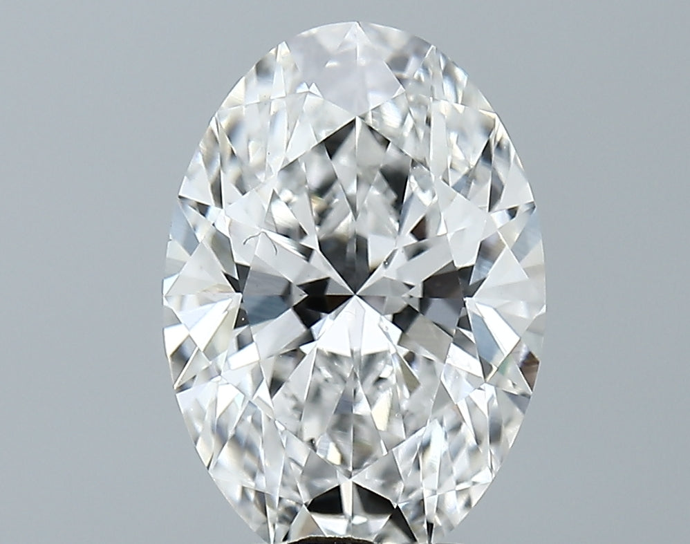 Lab-Grown 3.13 Carat Oval Shape Diamond color D Clarity VVS2, precious stones, engagement diamonds