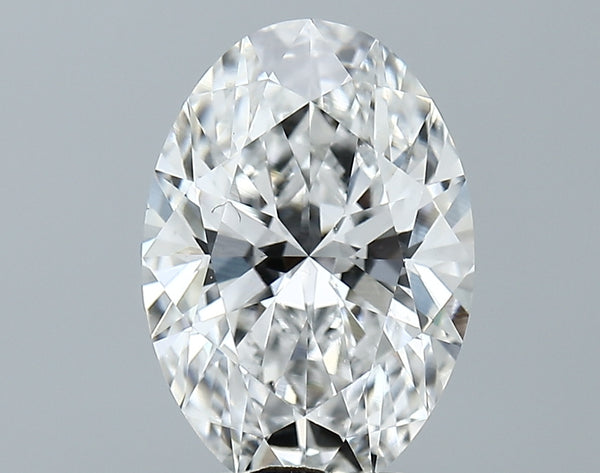 Lab-Grown 3.13 Carat Oval Shape Diamond color D Clarity VVS2, precious stones, engagement diamonds