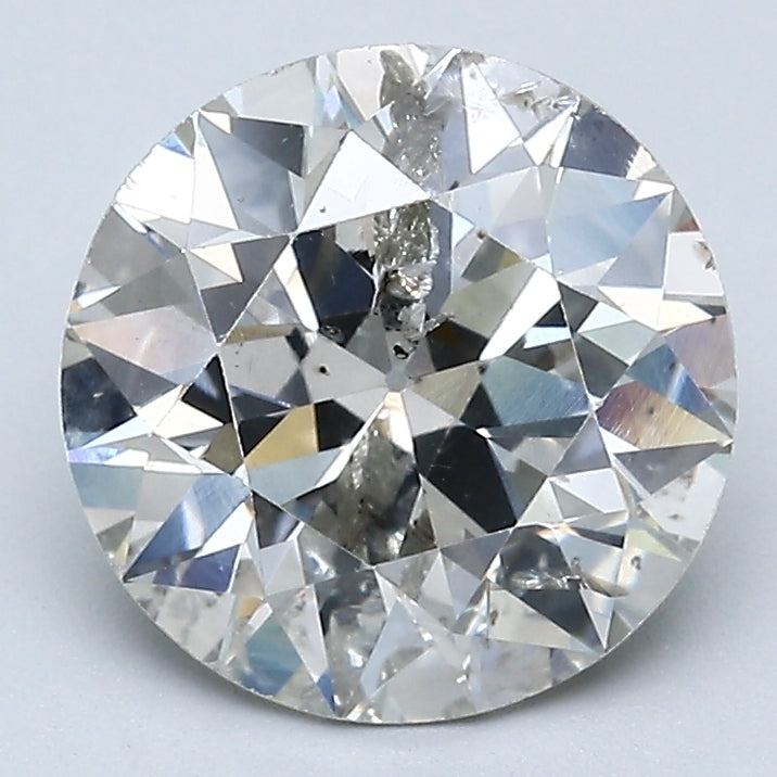 2.95 Carat Old European Cut Antique Natural Mined Diamond J Color I2 Clarity With GIA Certificate, natural diamonds, precious stones, engagement diamonds