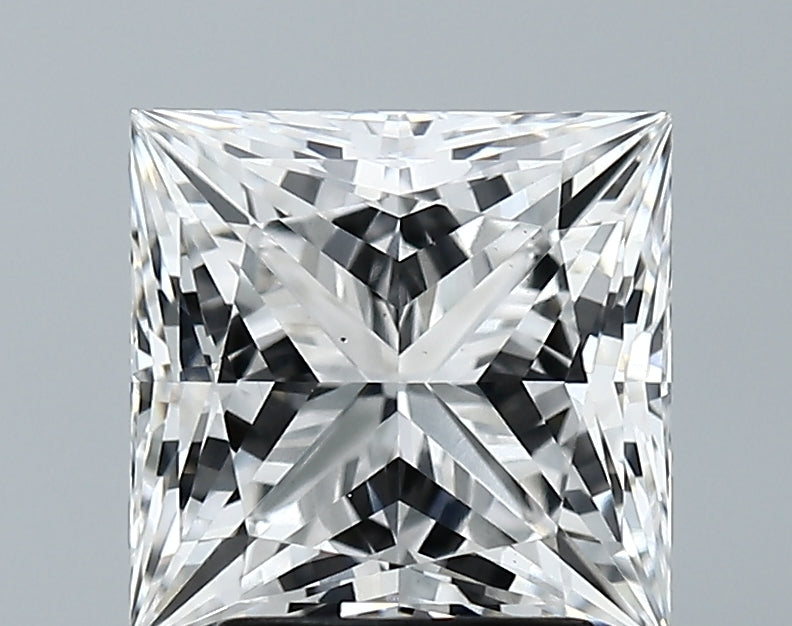 Lab-Grown 3.18 Carat Princess Cut Diamond color E Clarity VS2 With GIA Certificate, precious stones, engagement diamonds