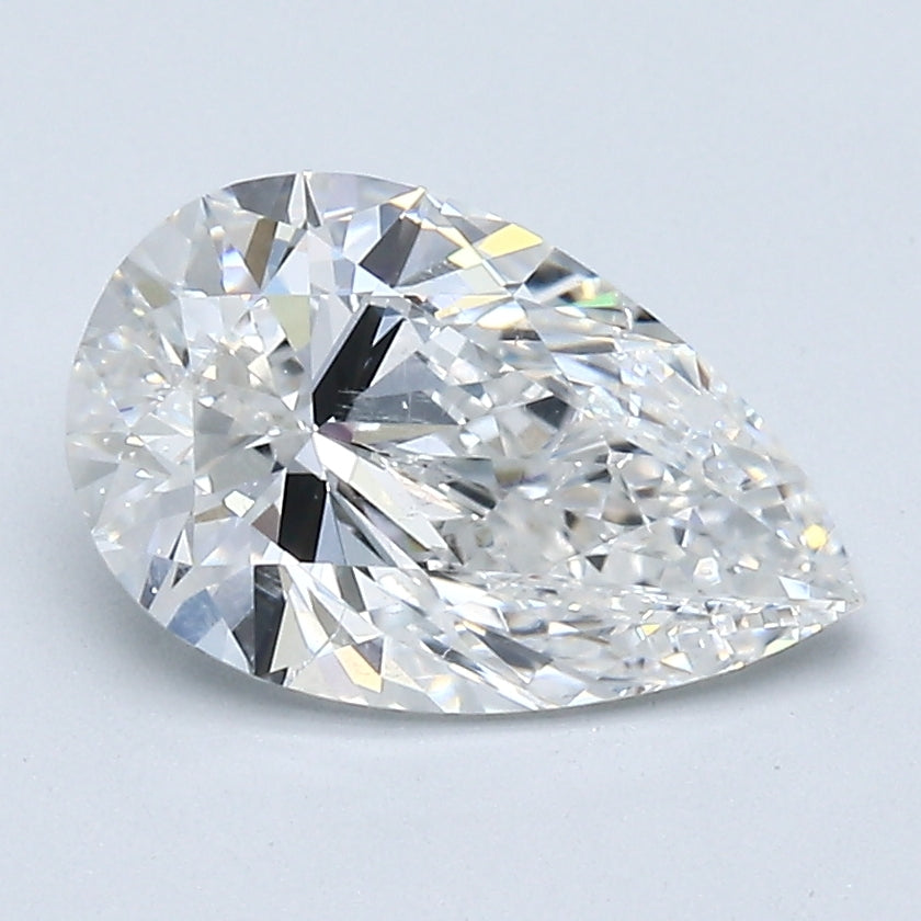 1.70 Carat Pear Shape Natural Mined Diamond F Color SI1 Clarity With GIA Certificate, natural diamonds, precious stones, engagement diamonds